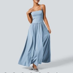 Elegant Blue Maxi Dress